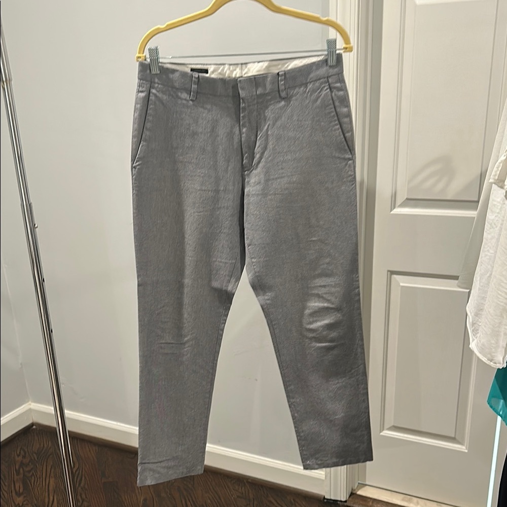 J. Crew Gray Chinos Relaxed Fit Cotton Blend